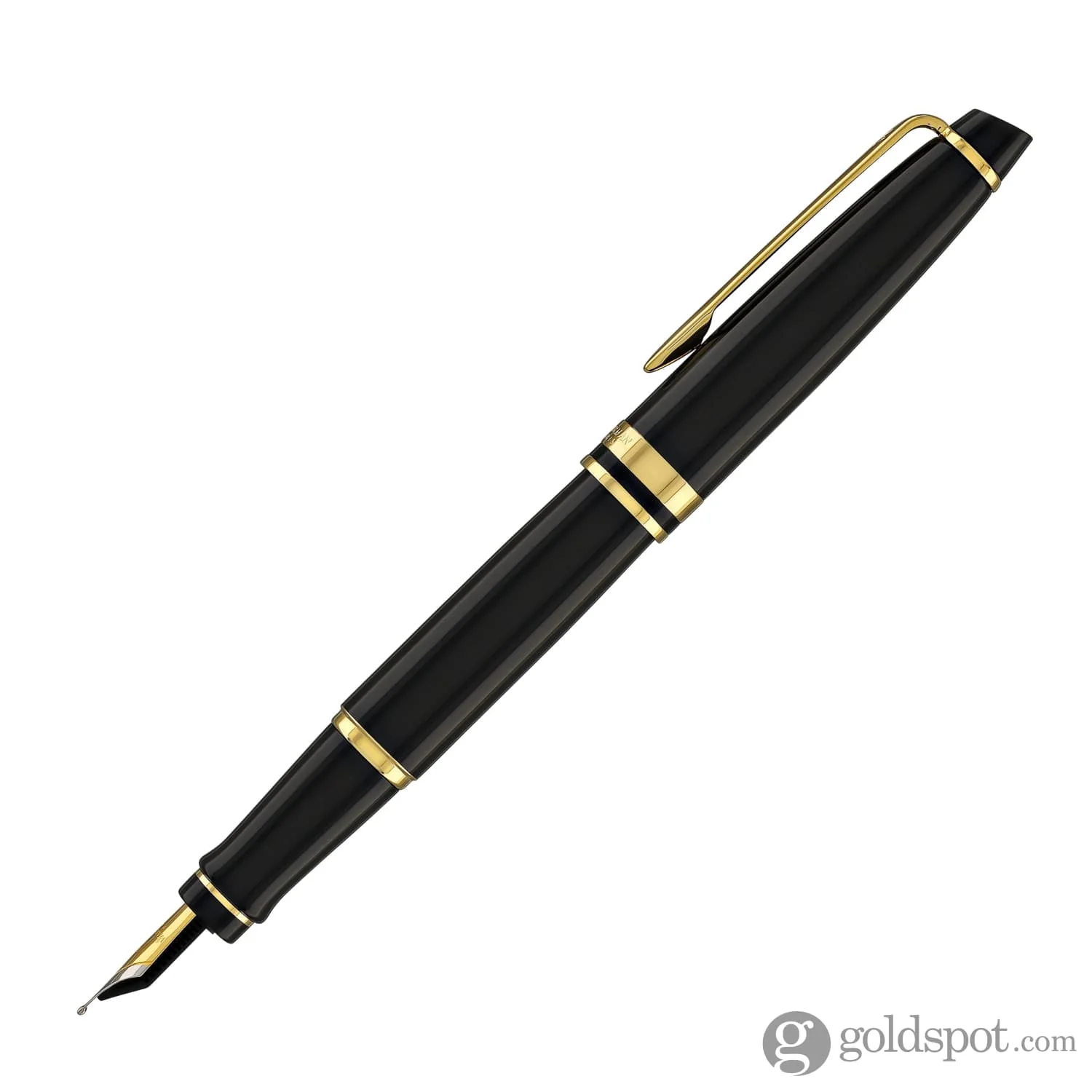 Waterman Expert Fountain Pen in Black with Gold Trim - Image 3