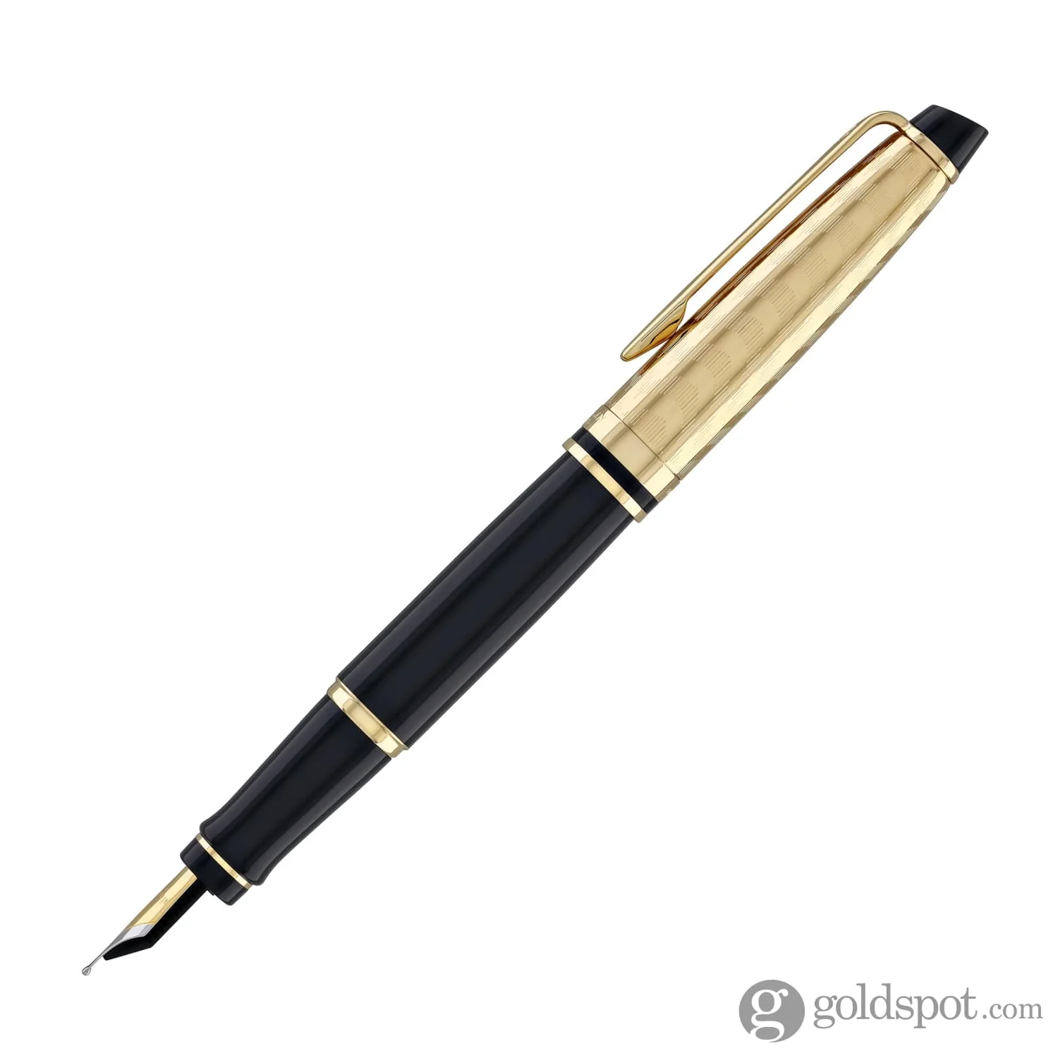Waterman Expert Fountain Pen in Opera with Gold Trim - Medium Point - Image 5
