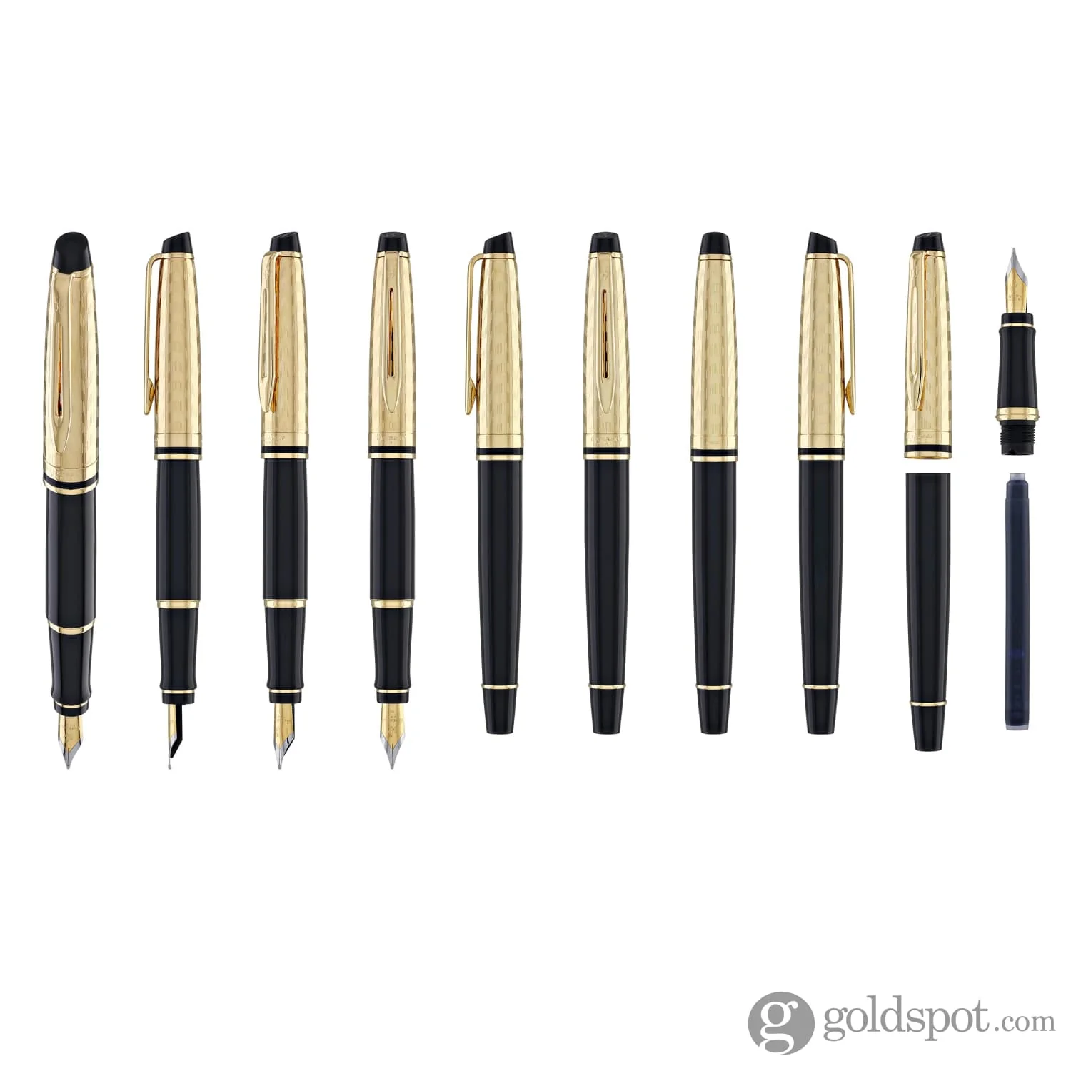 Waterman Expert Fountain Pen in Opera with Gold Trim - Medium Point - Image 9