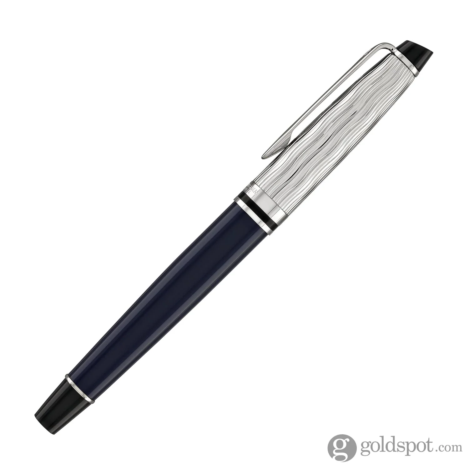 Waterman Expert L’Essence du Bleu Fountain Pen in Metal & Blue Lacquer - Image 5