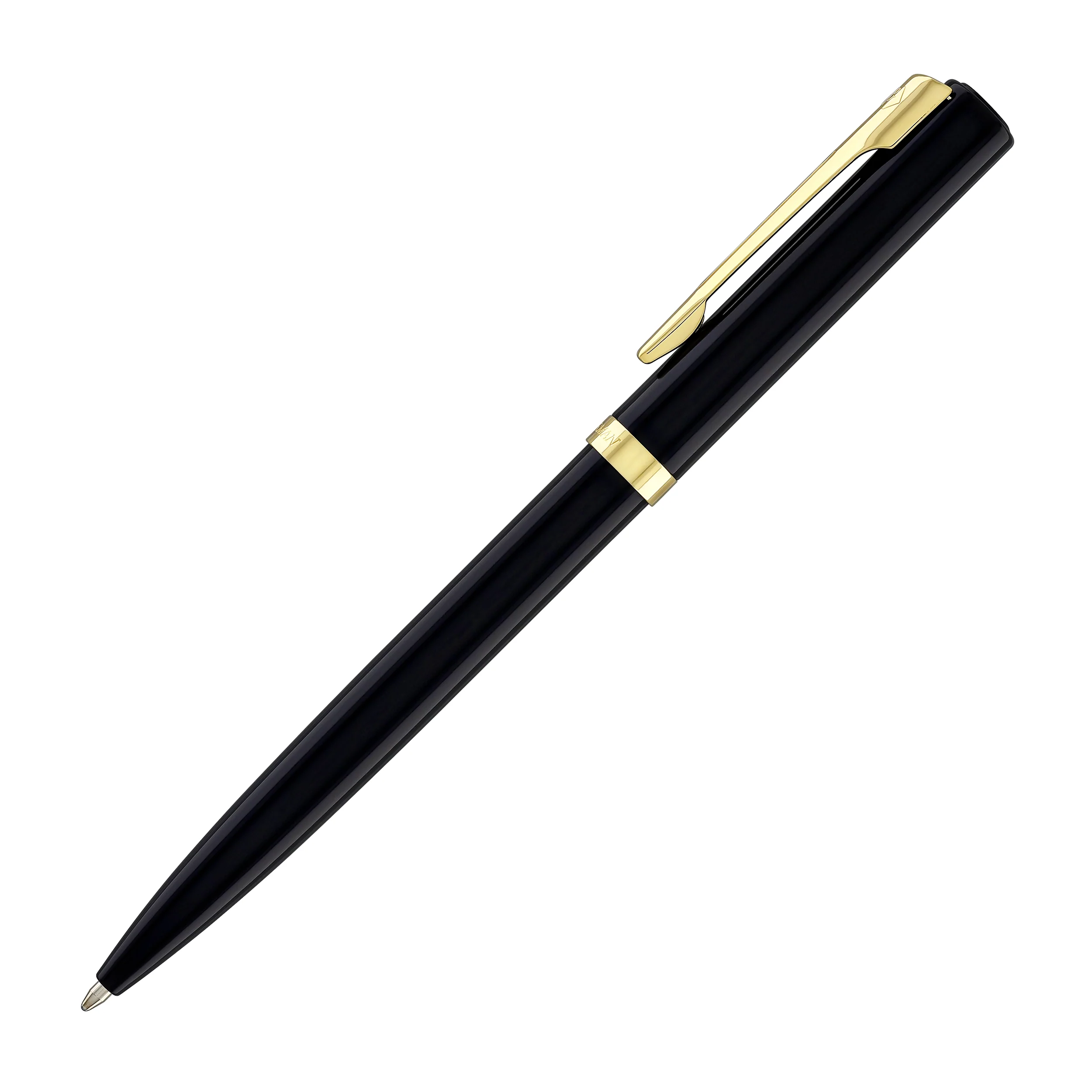 Waterman Impression Ballpoint Pen in Black with Gold Coated - Image 4