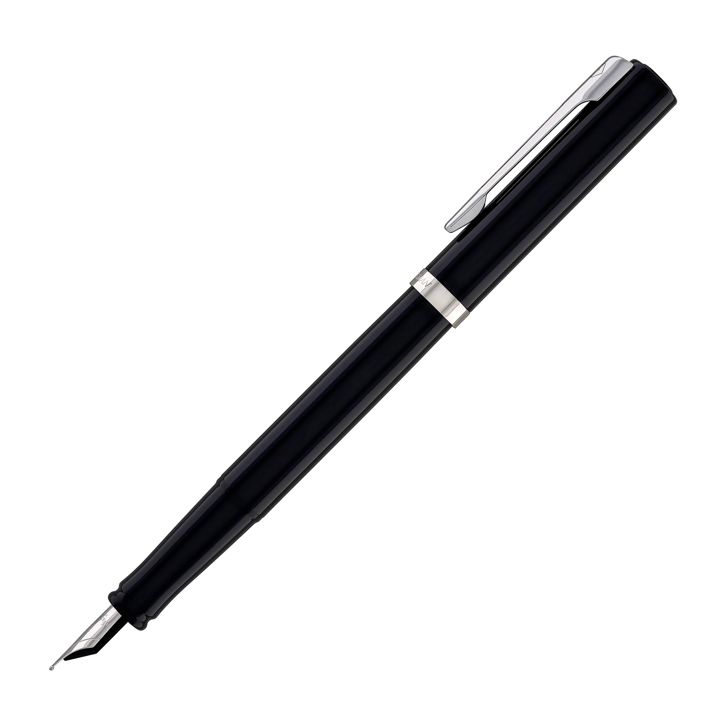 Waterman Impression Fountain Pen in Black with Palladium Coated - Fine Point - Image 5