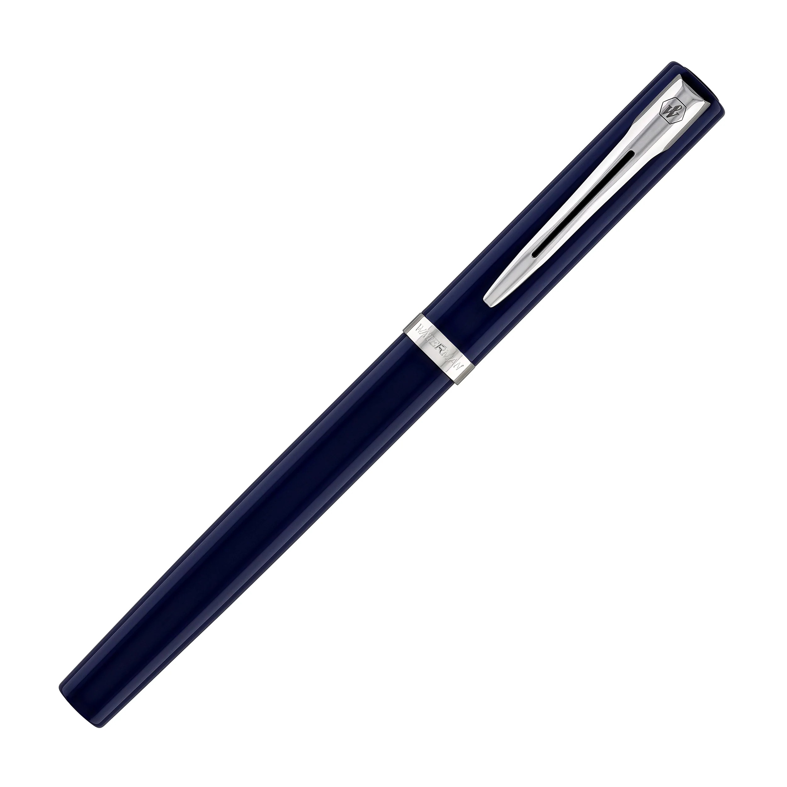 Waterman Impression Fountain Pen in Blue with Palladium Coated - Fine Point - Image 2