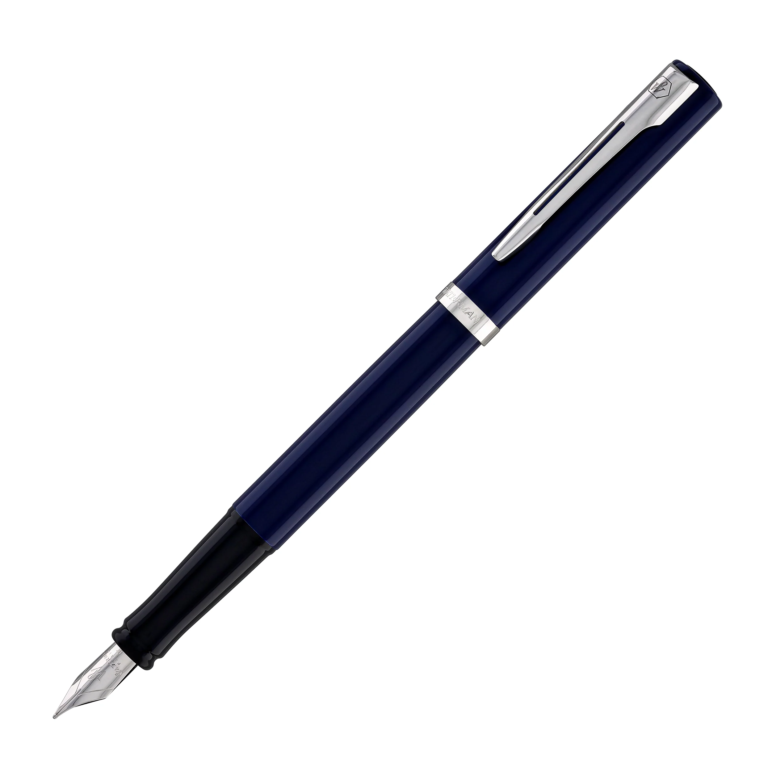 Waterman Impression Fountain Pen in Blue with Palladium Coated - Fine Point - Image 3