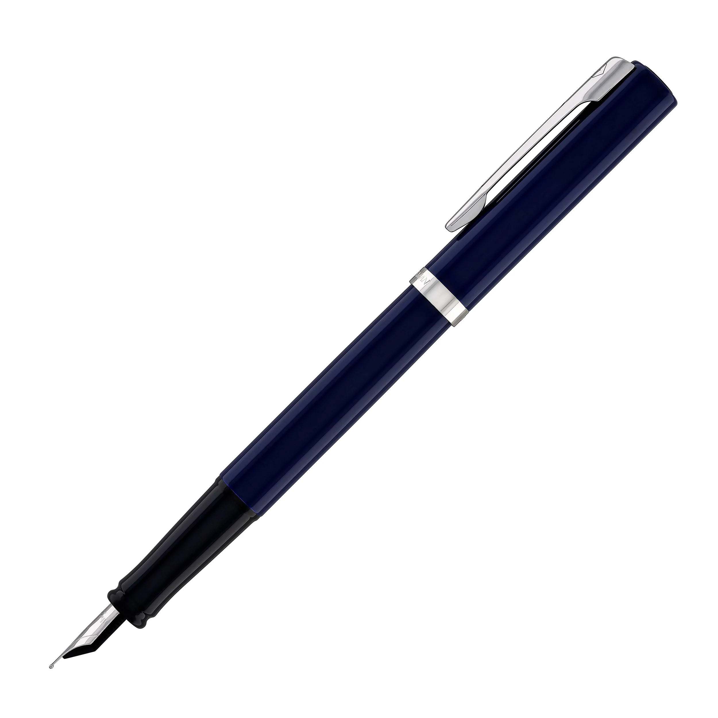 Waterman Impression Fountain Pen in Blue with Palladium Coated - Fine Point - Image 4
