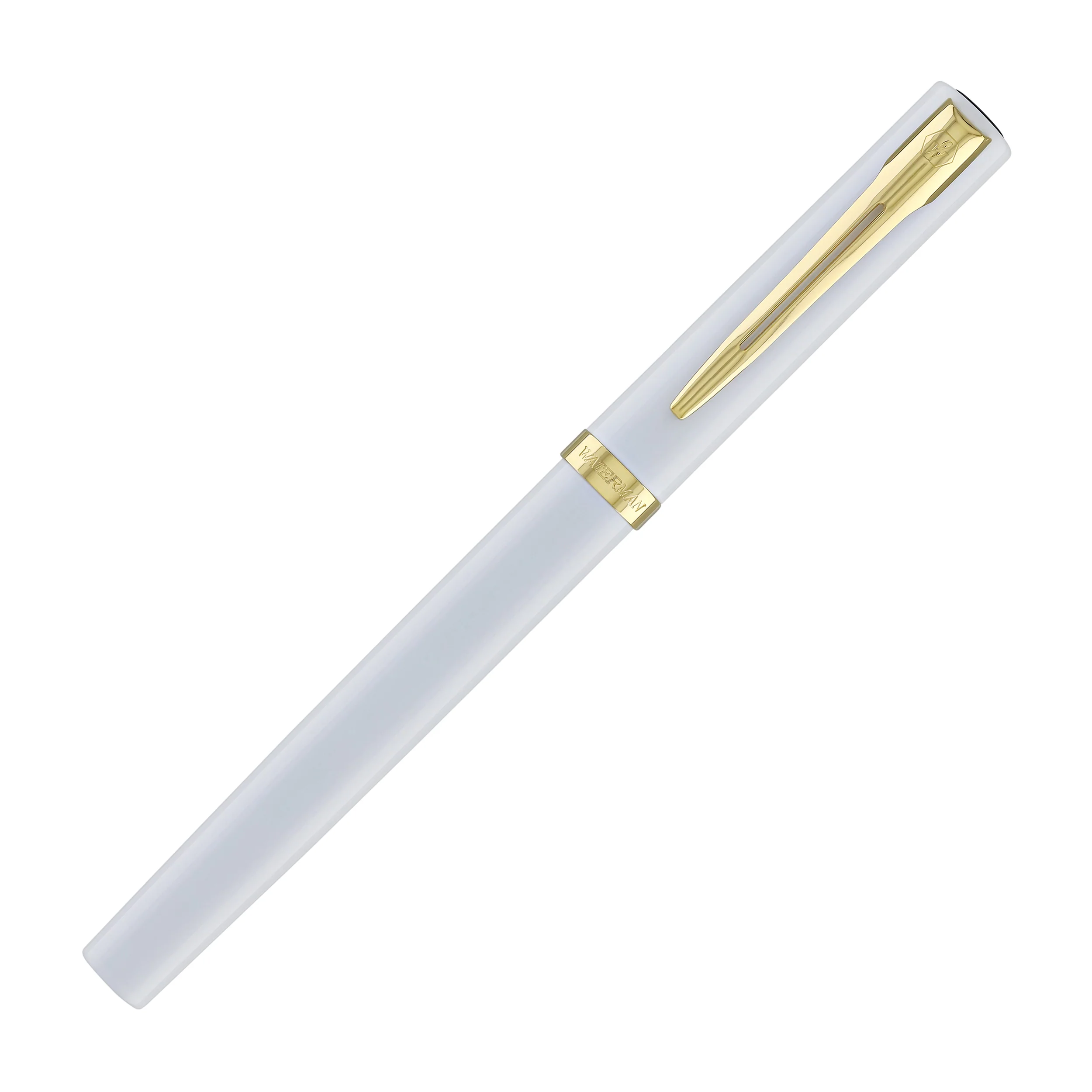 Waterman Impression Fountain Pen in White with Gold Coated - Fine Point - Image 2