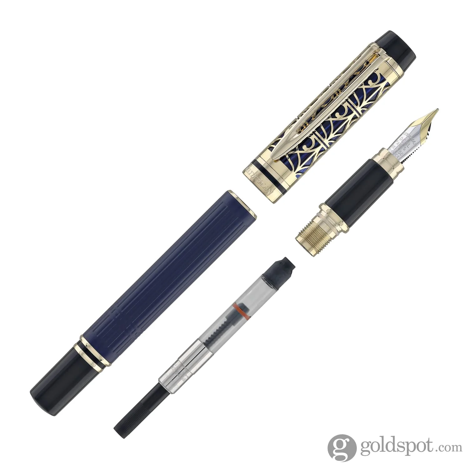 Waterman Man Limited Edition Fountain Pen in Bleu De Paris - Image 7