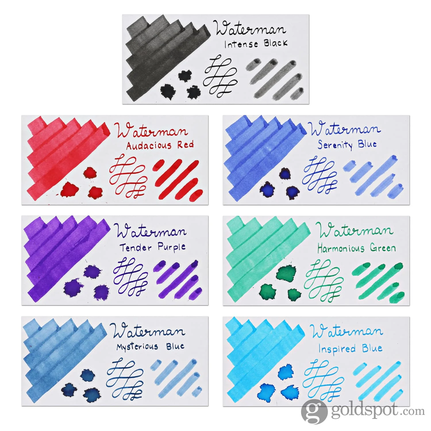 Waterman Bottled Ink in Serenity Blue - 50mL - Image 3