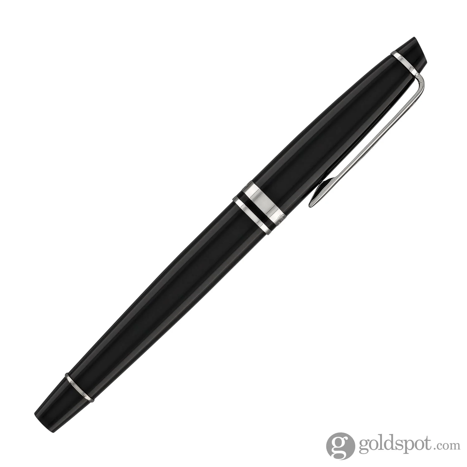 Waterman Expert Rollerball Pen in Black with Chrome Trim - Image 6