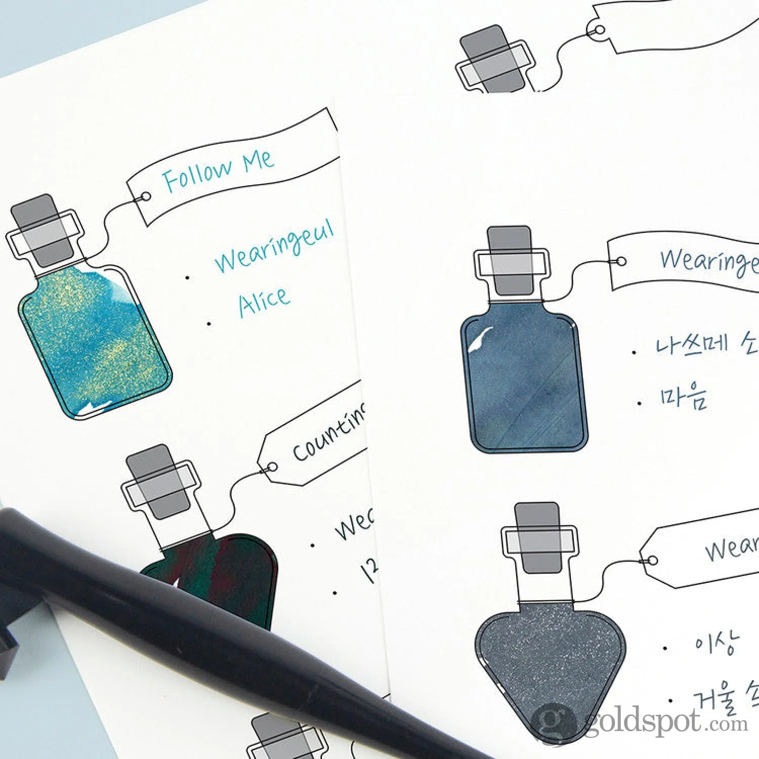 Wearingeul Alice's Potion Color Swatch Card - Image 3