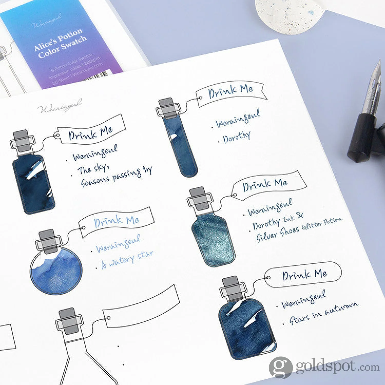 Wearingeul Alice's Potion Color Swatch Card - Image 4