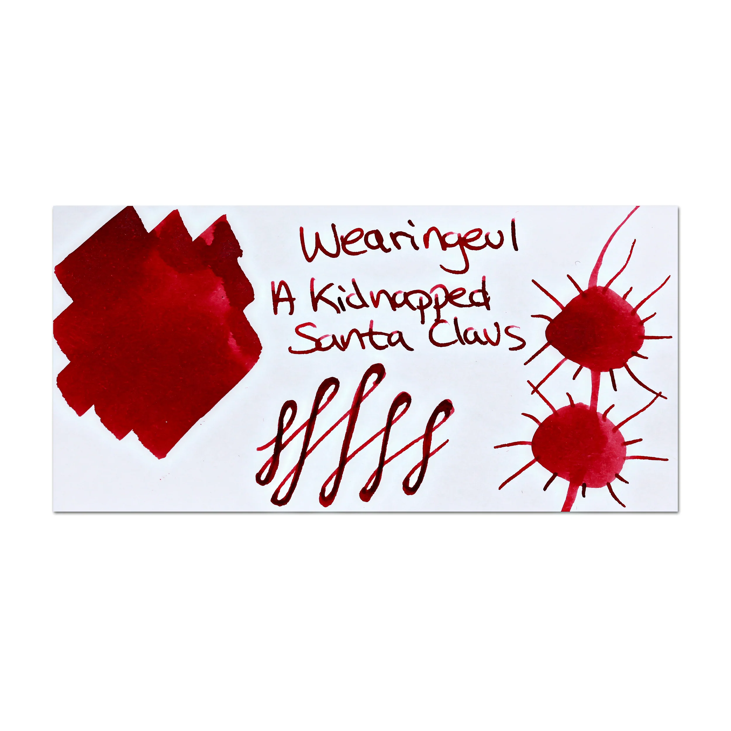 Wearingeul Christmas Edition Ink in A Kidnapped Santa Claus - 30mL - Image 2