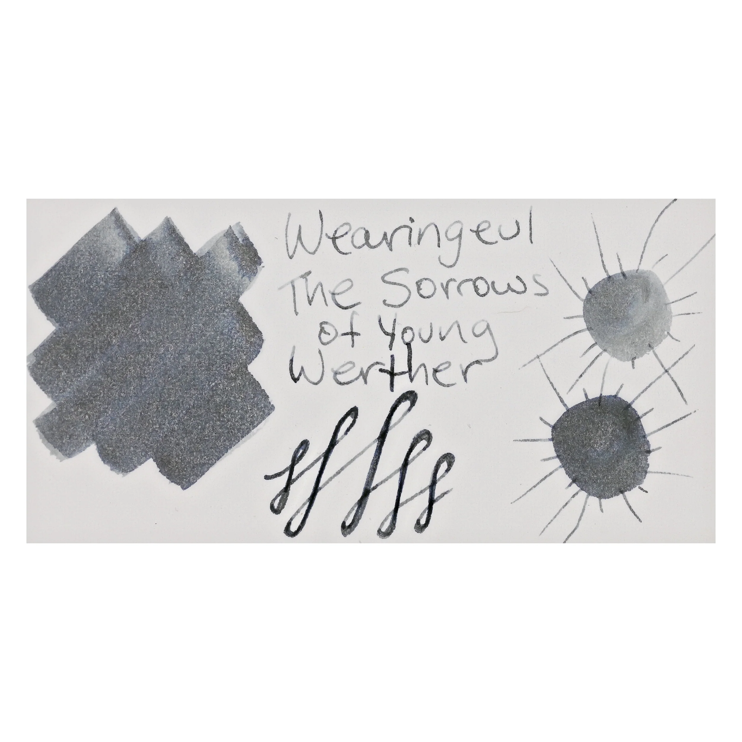 Wearingeul Johann Wolfgang von Goethe Ink in The Sorrows of Young Werther - 30mL - Image 2