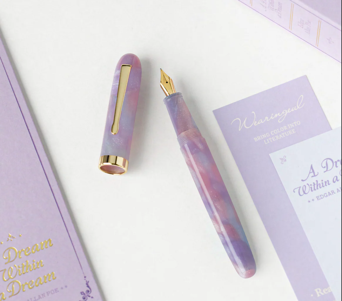 Wearingeul Preface Fountain Pen in A Dream Within a Dream with Gold Trim - Image 10