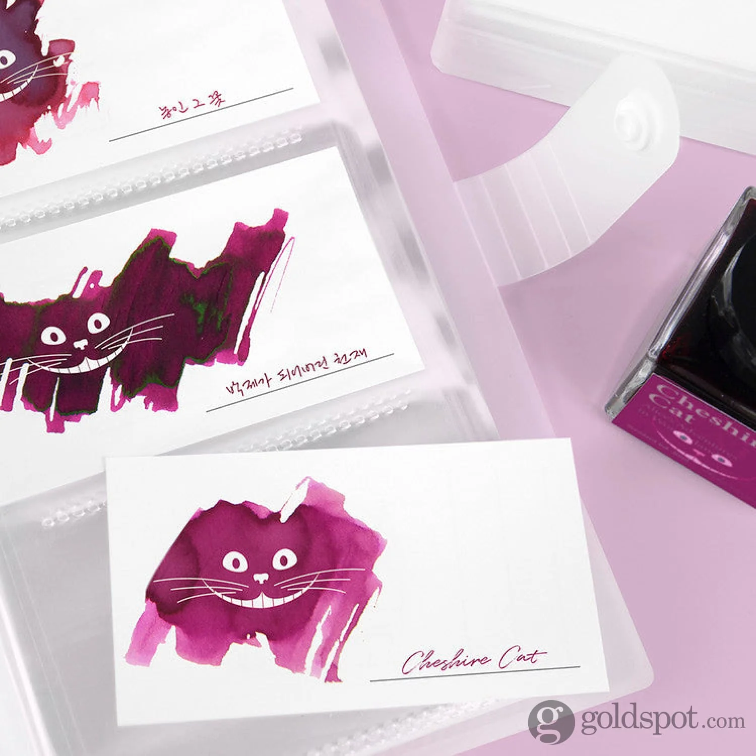 Wearingeul Smile Cat Ink Swatch Card - Image 2