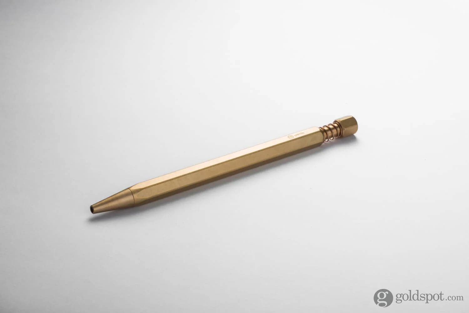 ystudio Classic Ballpoint Pen in Brass - Image 3