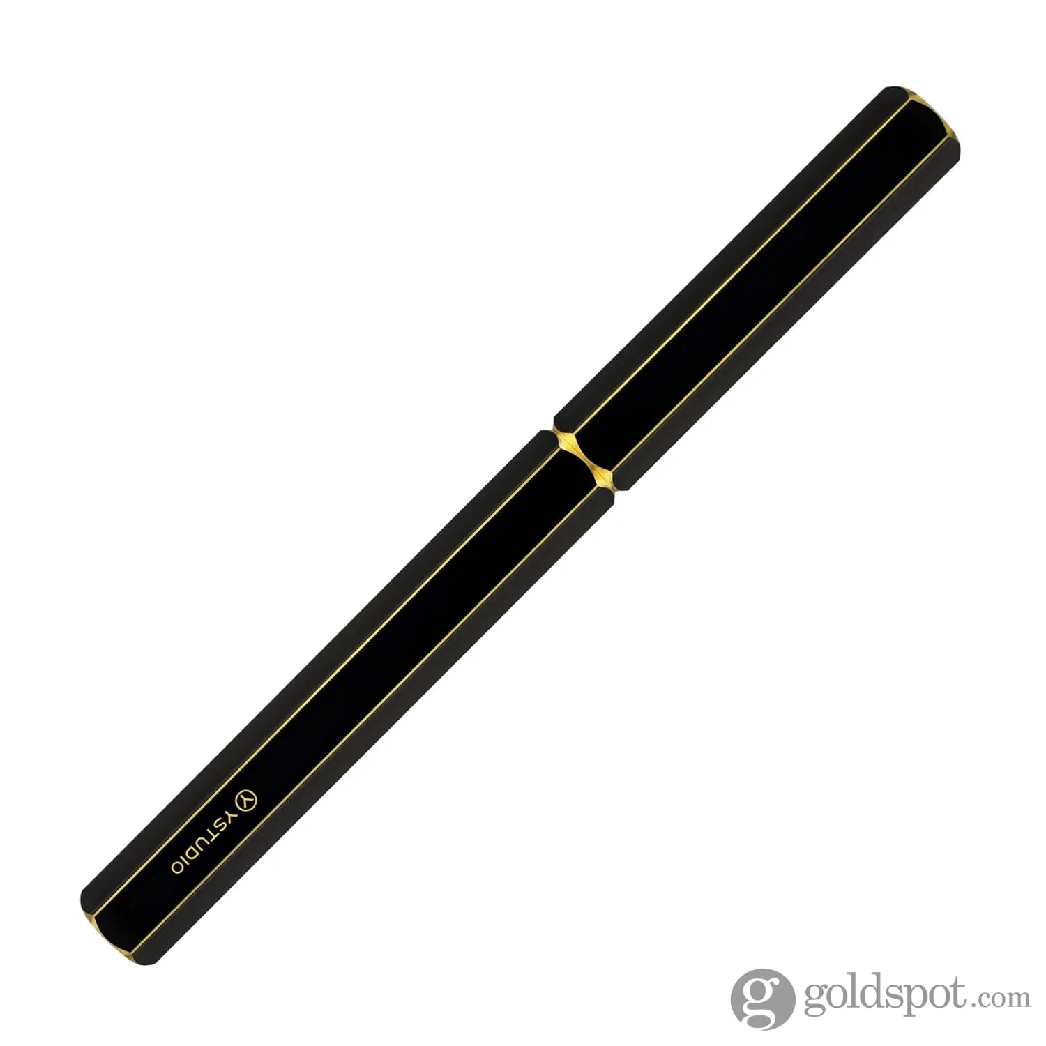 ystudio Classic Revolve Fountain Pen in Black - Image 4