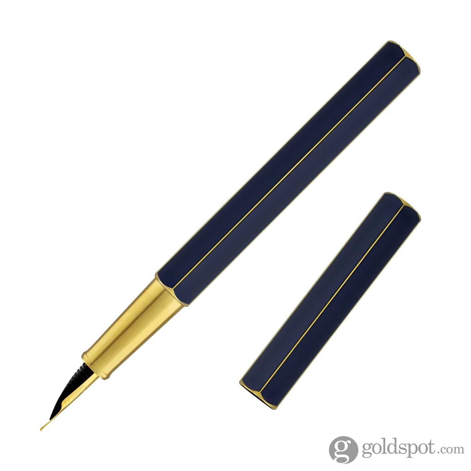 ystudio Classic Revolve Fountain Pen in Blue - Image 3