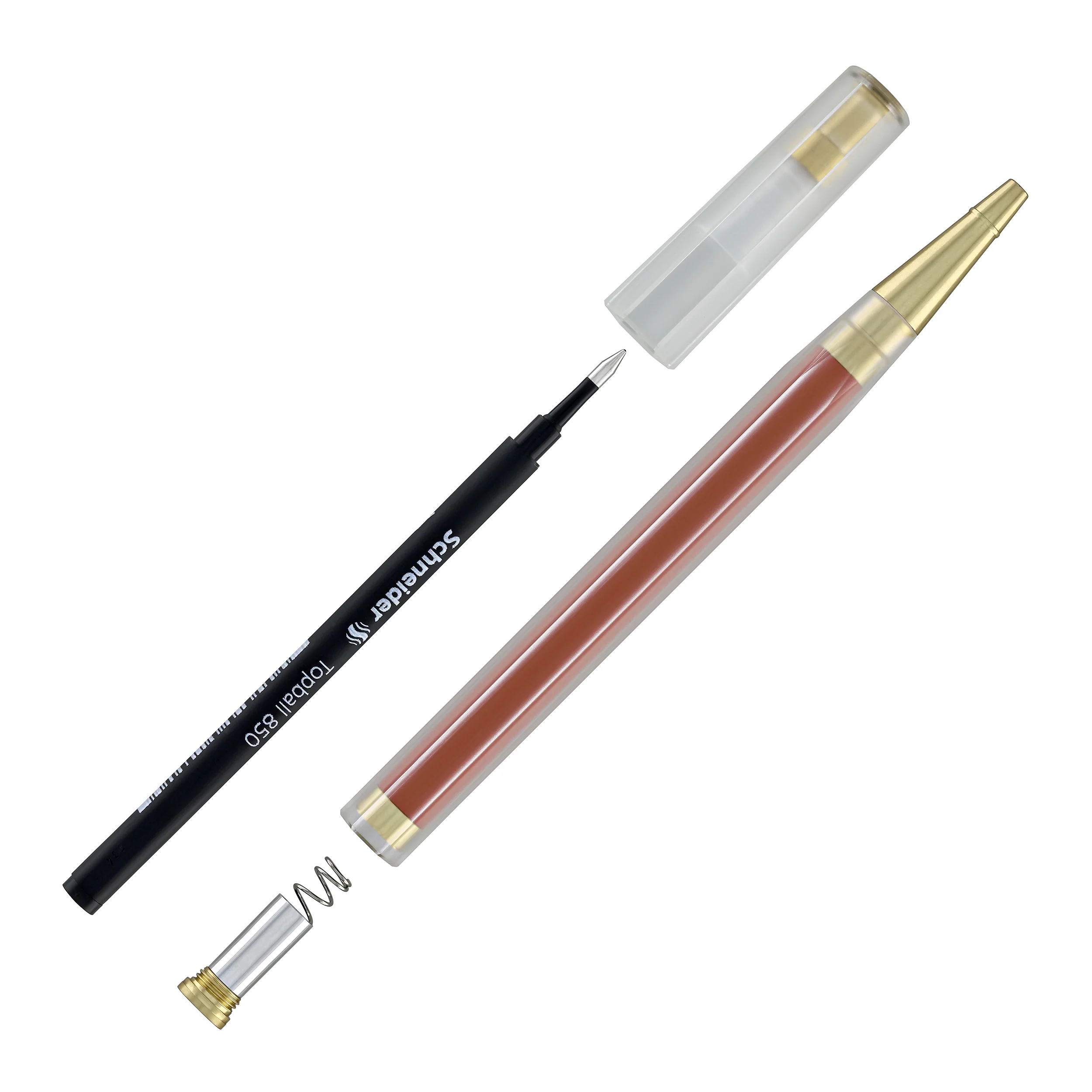 ystudio Glamour Evolve Elemental Rollerball Pen in Clear Orange - Image 4