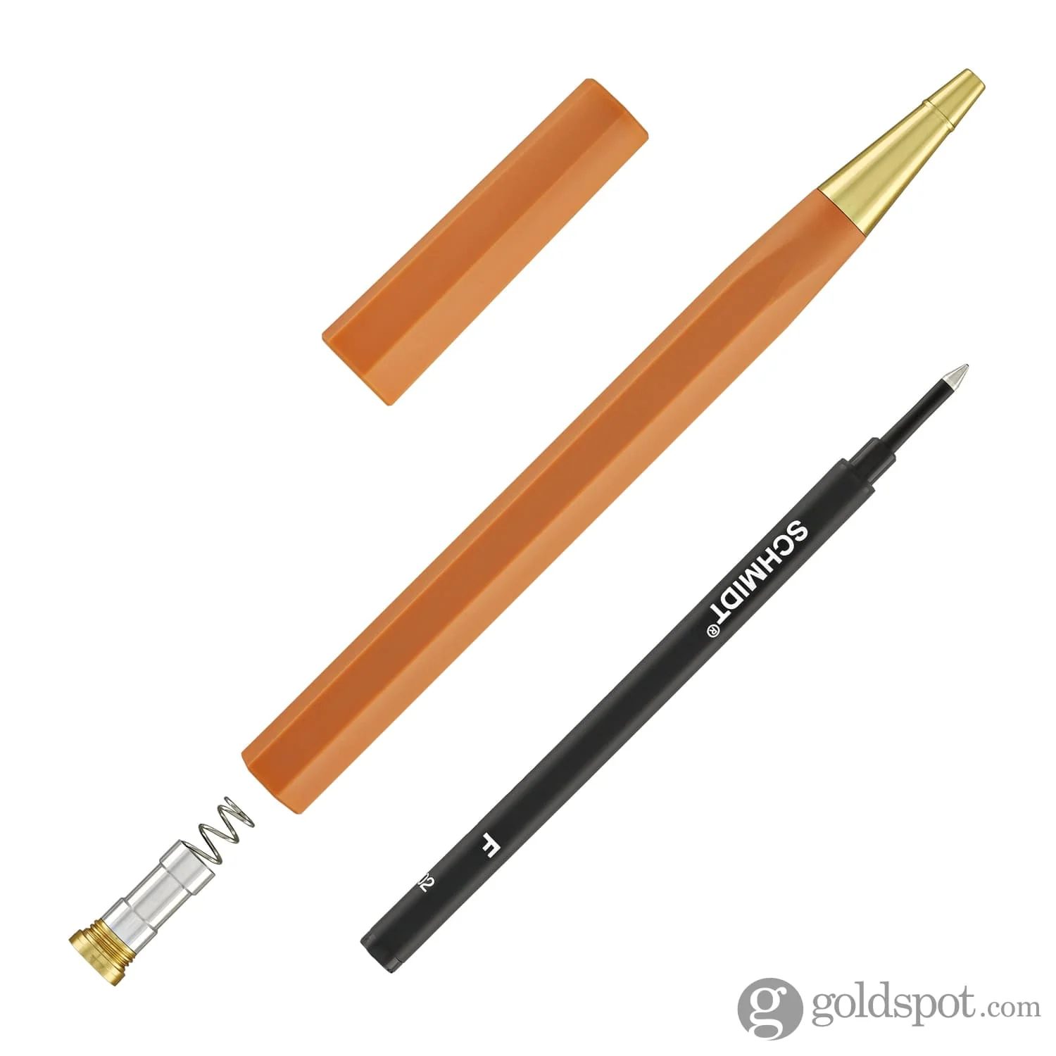 ystudio Glamour Evolve Ocean Sustainable Rollerball Pen in Orange Sunset - Image 3