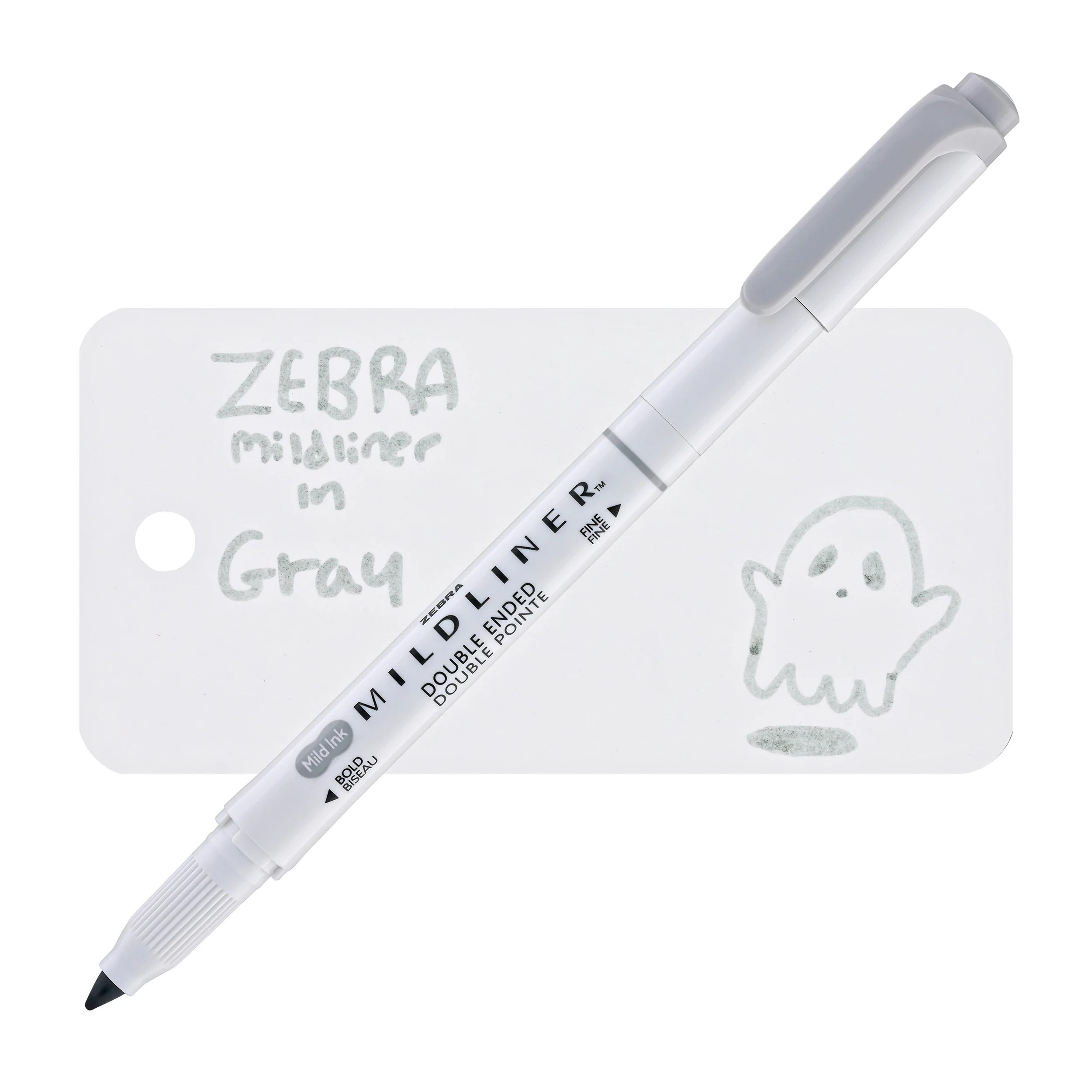 Zebra Mildliner Dual-Tip Highlighter in Gray