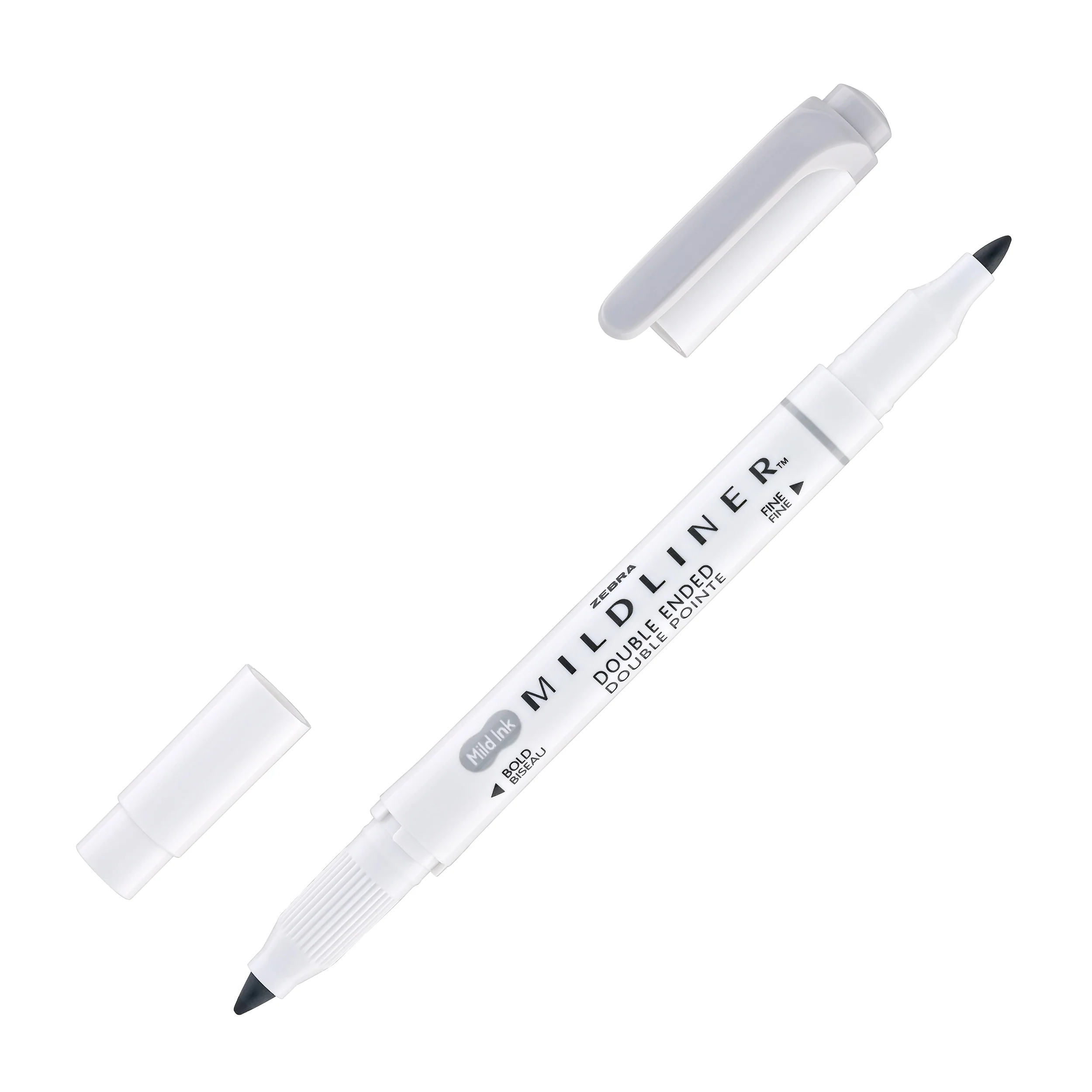 Zebra Mildliner Dual-Tip Highlighter in Gray - Image 2